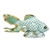 Herend Figurine Fantail Goldfish Green Fishnet