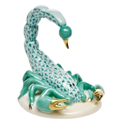 Herend Scorpion Green Fishnet