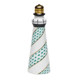 Herend Lighthouse Green Fishnet