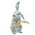 Herend Large Bunny with Carrot Green Fishnet