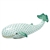 Herend Whale Figurine Green Fishnet