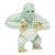 Herend Gorilla Figurine Key Lime Fishnet