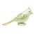 Herend Tufted Titmouse Bird Figurine Key Lime Fishnet
