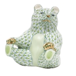 Herend Playing Footsie Figurine Key Lime Fishnet