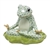 Herend Yoga Frog Figurine Key Lime Fishnet
