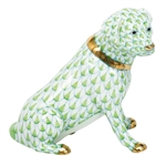 Herend Figurine Labrador Retriever Dog Key Lime Fishnet