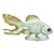 Herend Figurine Fantail Goldfish Key Lime Fishnet