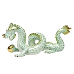 Herend Small Dragon Key Lime Fishnet