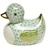 Herend Rubber Ducky Key Lime Fishnet