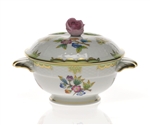 Herend Queen Victoria Covered Cup With Rose Lid