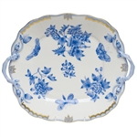 Herend Fortuna Blue Square Cake Plate