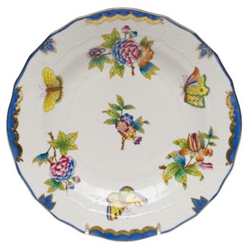 Herend Queen Victoria Blue Dessert Plate