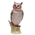 Herend Watchful Owl Multi Color Fishnet