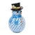 Herend Snowman Figurine Blue Fishnet