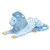 Herend Lion Figurine Blue Fishnet