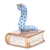 Herend Bookworm Figurine Blue Fishnet