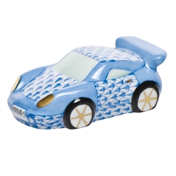 Herend Car Blue Fishnet