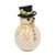 Herend Snowman Figurine Butterscotch Fishnet