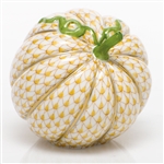 Herend Acorn Squash Figurine Butterscotch Fishnet