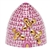 Herend Beehive Raspberry Fishnet