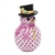 Herend Snowman Figurine Raspberry Fishnet