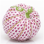 Herend Acorn Squash Figurine Raspberry Fishnet