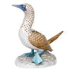 Herend Figurine Blue Footed Booby Bird Reserve Collection