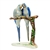 Herend Pair Of Macaws Birds Figurine Reserve Collection
