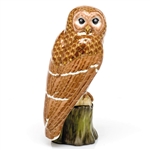 Herend Brown Barred Owl Figurine Reserve Collection