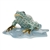 Herend Frog on Lily Pad Green Fishnet