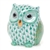 Herend Owlet Figurine Green Fishnet