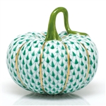 Herend Cinderella Pumpkin Figurine Key Lime Fishnet