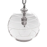 Juliska Amalia Small Globe Pendant Clear