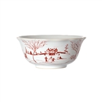 Juliska Country Estate Cereal Bowl Winter Frolic Ruby