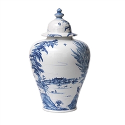 Juliska Country Estate Delft Blue Large Ginger Jar