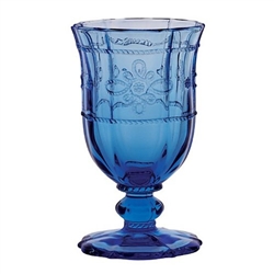 Juliska Colette Footed Goblet Delft Blue