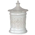 Juliska Jardins du MondeLandriana White Large Canister