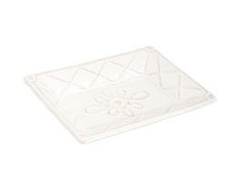 Juliska Jardins du Monde White Soap Dish