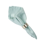 Juliska Linen Ice Blue Herringbone