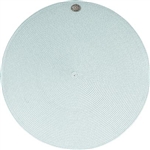 Juliska Round Medallion Millinery Placemat Ice Blue
