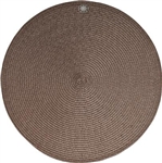 Juliska Round Medallion Millinery Placemat Espresso
