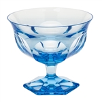 Moser Crystal Adele Melikoff Bowl Aquamarine