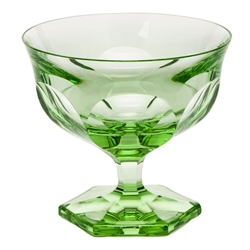 Moser Crystal Adele Melikoff Bowl Ocean Green