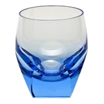 Moser Crystal Aquamarine Bar Double Old Fashioned