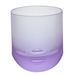 Moser Crystal Frosted Alexandrite Tipsy Double Old Fashioned