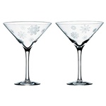 Orrefors Orrefors Snow Martini Pair